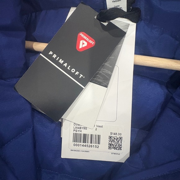 NWT Lululemon Down For It All Vest Psychic Blue Running Puffer Vest Size 2 - Picture 11 of 13